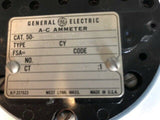 GE 50-100131LSSN1 AMP METER 0-800AMPS