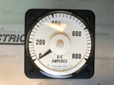 GE 50-100131LSSN1 AMP METER 0-800AMPS