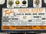 TAYLOR PHASE GUARD PND-480 DPDT PHASE FAILURE RELAY