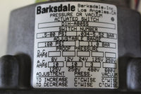 BARKSDALE D1H-A80SS .5-80PSI PRESSURE OR VACUUM SWITCH