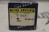MICRO SWITCH BZ-2R-P1 SNAP ACTION NO/NC 1PDT 16AMP