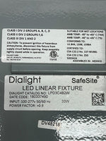 Dialight Corporation LPD3C4B2W LED 2 Hazardous Location Strip Safesite Linear 3500 Lumens 5000K 100-277 Volt Diffused Polycarbonate Lens