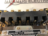 SQUARE D 8965JDO4 REVERSING HOIST CONTACTOR 250VDC 115VDC COILS