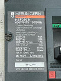 Merlin Gerin NSF250N Molded Case Circuit Breaker 250 Amp 600Y/347 Volt