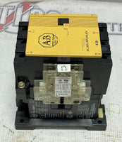 Allen Bradley CONTACTOR Motor Starter Catalog Number 100-A60N*3 60 Amp Max 120 Volt Coil 40HP @ 480 Volt