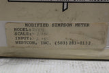 SIMPSON 2124 DC AMP METER 0-2 AMP