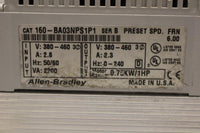 Allen Bradley Variable Frequency Drive Catalog Number 160-BA03NPS1P1 N-1 Enclosure
