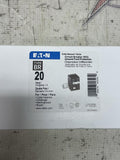 Eaton/Cutler Hammer 20 amp Double Pole Circuit Breaker with Ground Fault Protection CAT GFTCB220