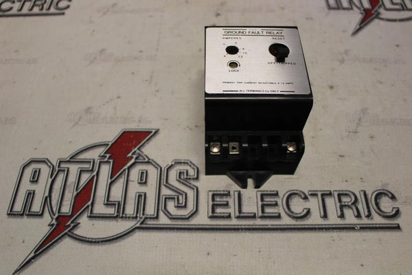 GE 3023600EDP1 GROUND FAULT RELAY ADJUSTABLE TRIP 4-12 AMPS