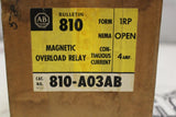 ALLEN BRADLEY 810-A03AB MAGNETIC OVERLOAD RELAY 4 AMP CONTINUOUS