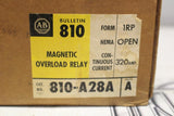 ALLEN BRADLEY 810-A28A MAGNETIC OVERLOAD RELAY 320 AMP CONTINUOUS