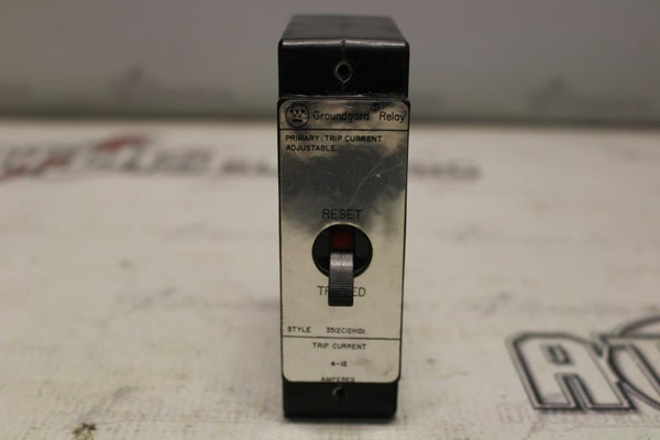 WESTINGHOUSE NO. GR STYLE 3512C12H01 GROUNDGARD RELAY 4-12 AMP TRIP CURRENT