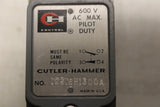 CUTLER HAMMER 10316H1300A LIMIT SWITCH WITH REMOTE HEAD OPERATOR