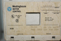 Westinghouse Series 2100/5 Star Size 4 FVNR Starter Bucket with 150 Amp Motor Circuit Protector