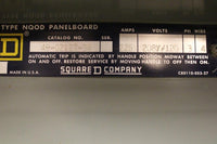 Square D  Low Voltage Panel Board E2 225 Amp 208Y/120 Volt 49-02127-94 Main Lug