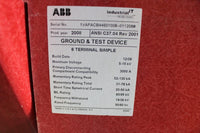 ABB 1VAFACB44601008--011208 GROUND AND TEST DEVICE 5-15KV 3000AMP CONTINUOUS