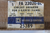 FA22020BC Molded Case Circuit Breaker 20 Amp 240 Volt 2 Pole