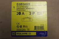 EGB34020 Molded Case Circuit Breaker 20 Amp 480 Volt
