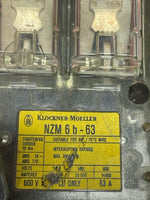 Klockner-Moeller N2M 6b-63 Molded Case Circuit Breaker 33 Amp 600 Volt